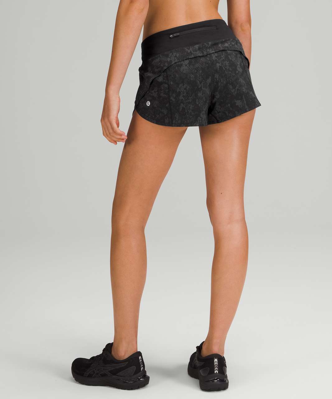 Lululemon Speed Up Short *2.5 - Heritage 365 Camo Deep Coal Multi / Black  - lulu fanatics