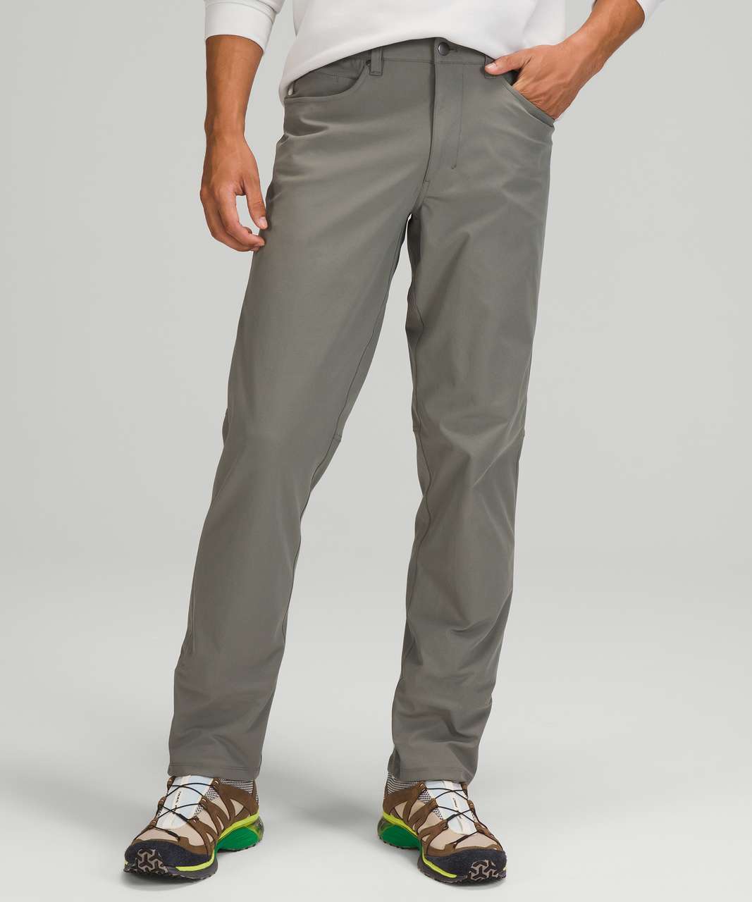 Lululemon On The Move Pant *Lightweight - Grey Sage - lulu fanatics