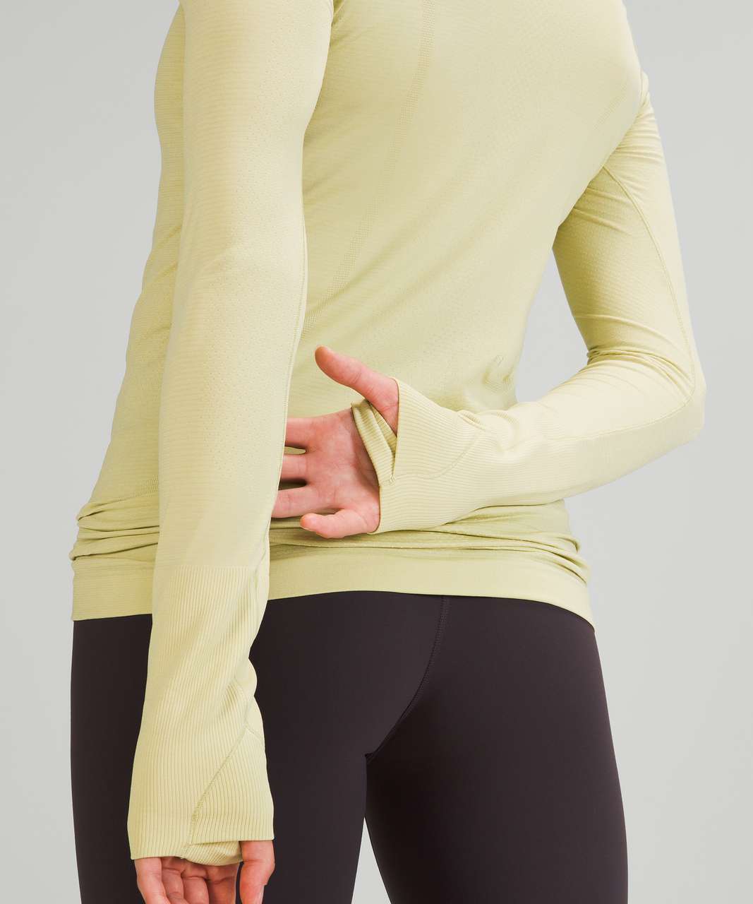 Lululemon Swiftly Tech Long Sleeve 2.0 - Dew Green / Neo Mint