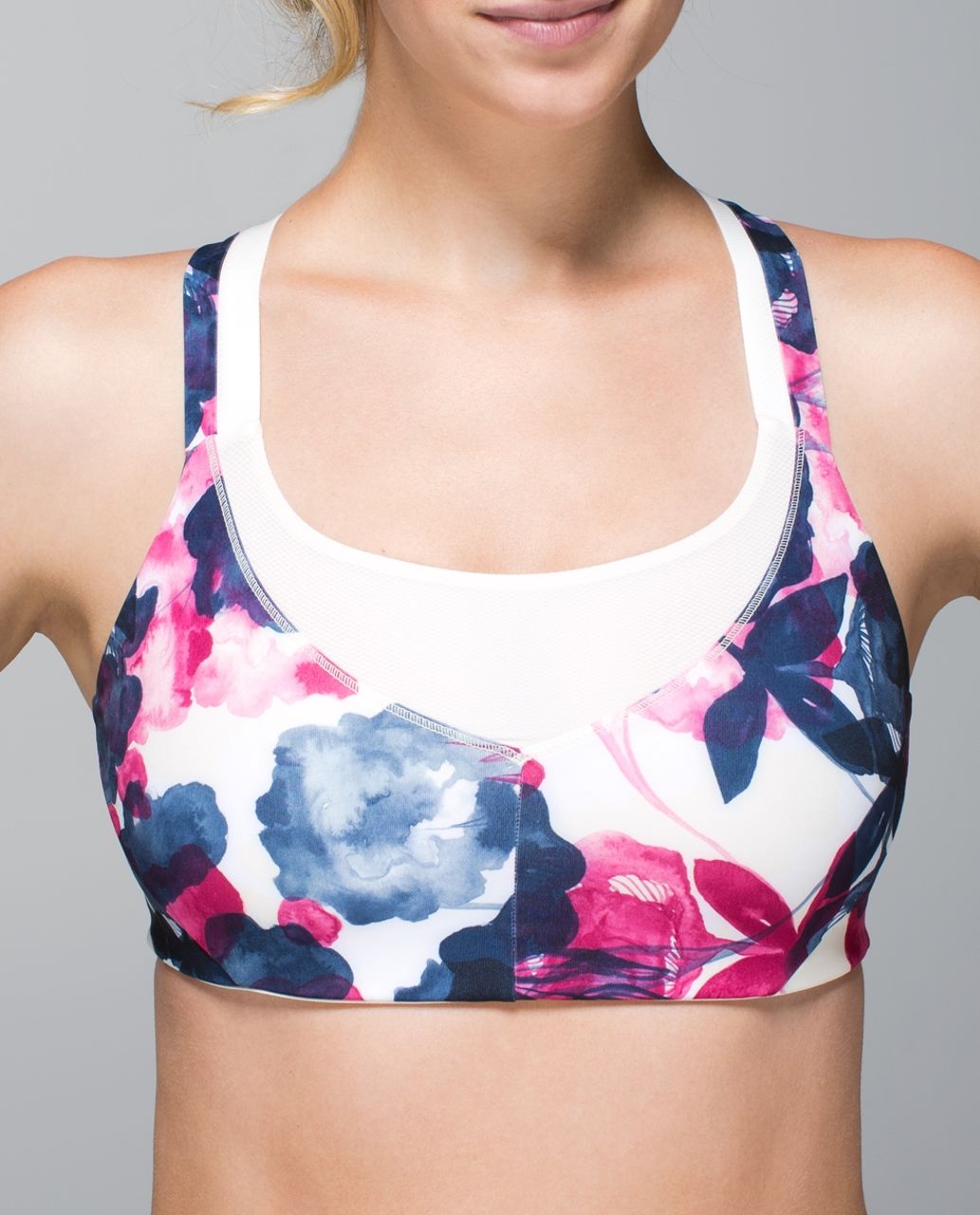 Lululemon On Your Way Bra - Inky Floral Ghost Inkwell Bumble Berry / Ghost / Bumble Berry