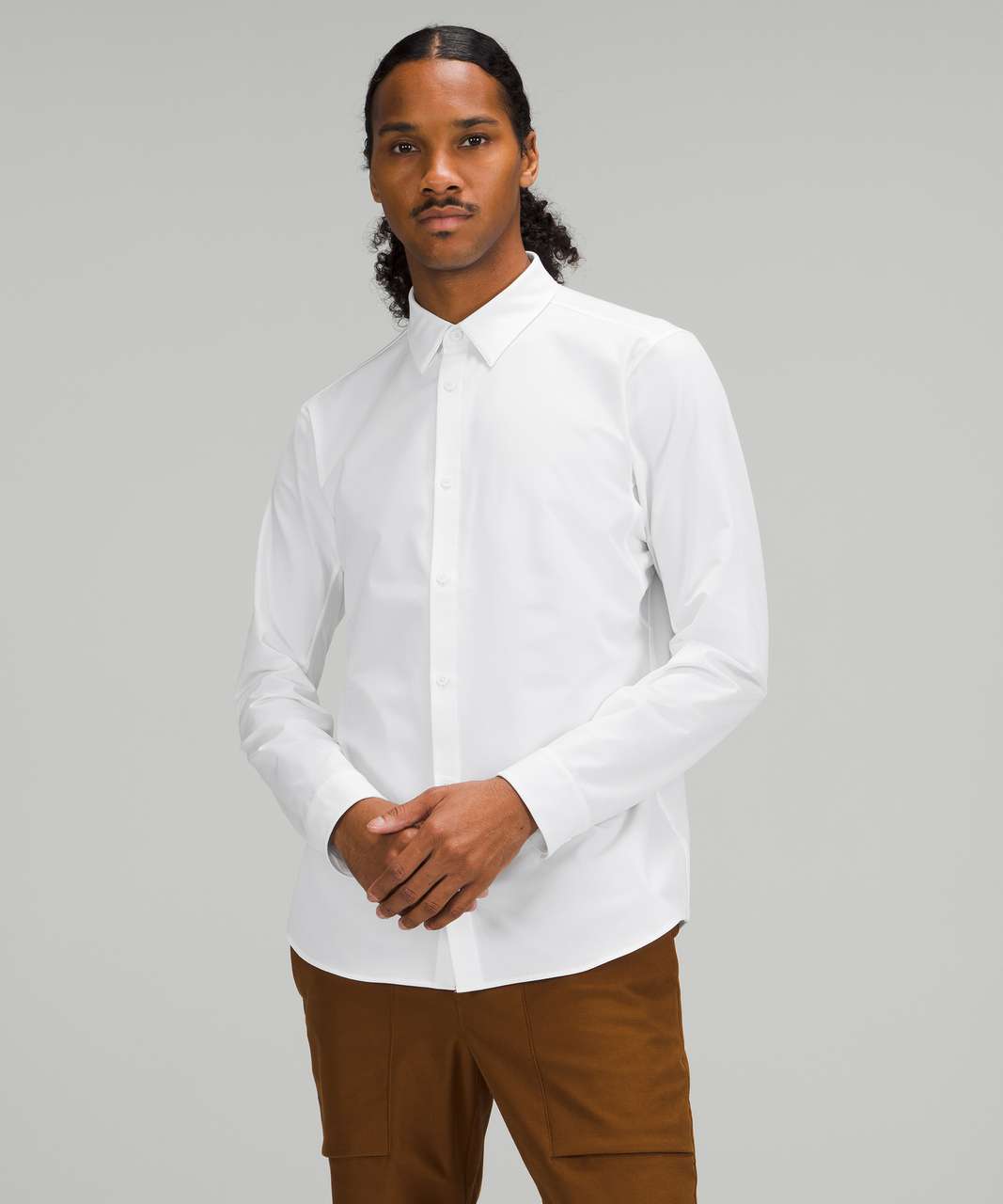 New Venture Classic-Fit Long-Sleeve Shirt, Men's Long Sleeve Shirts