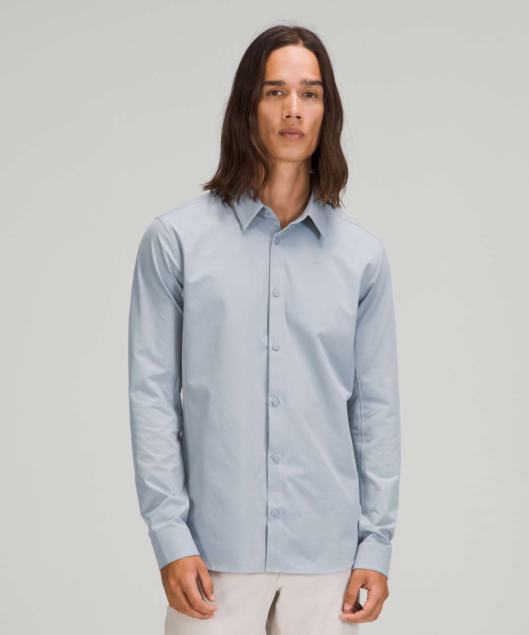 Lululemon New Venture Long Sleeve Shirt - Chambray