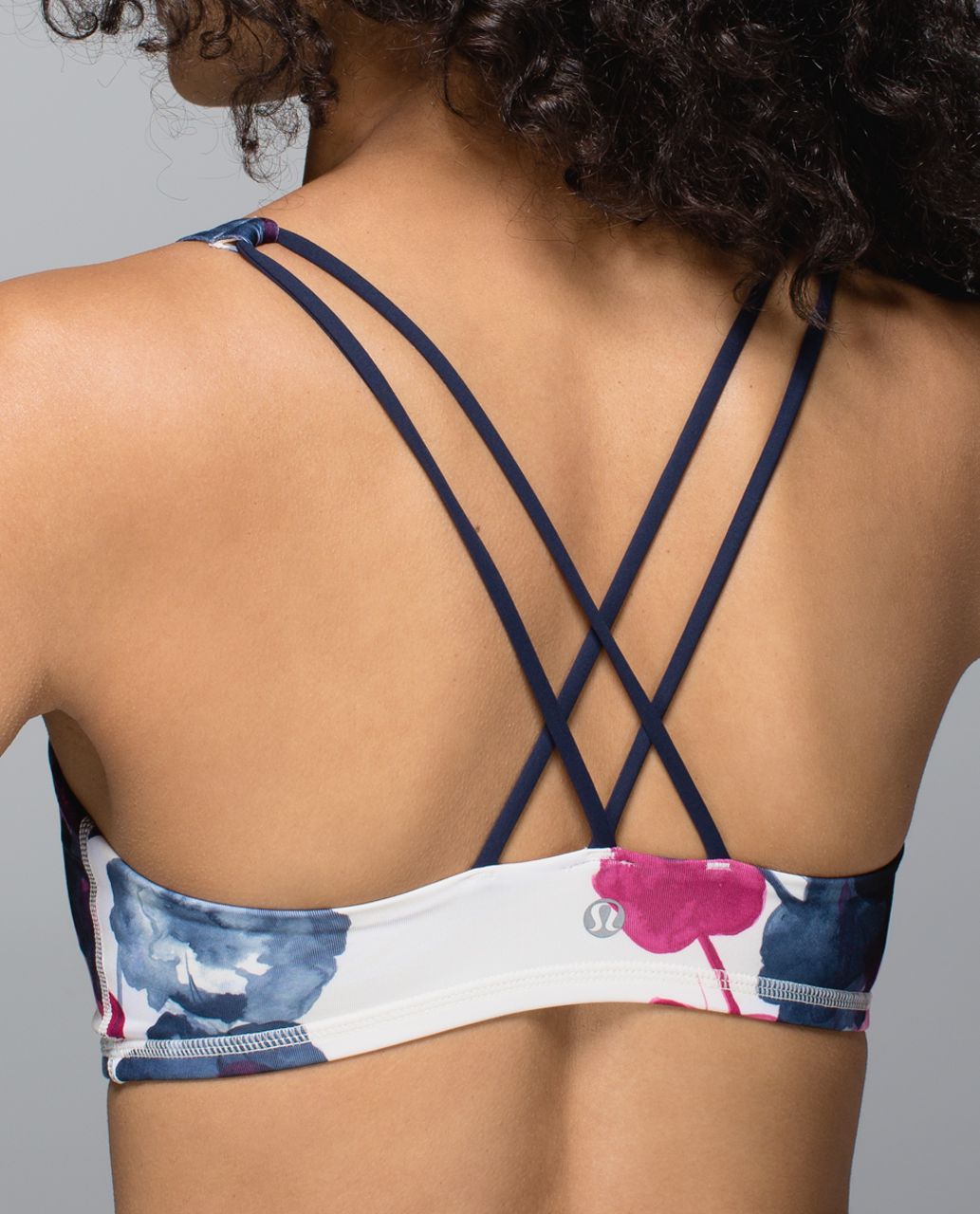 Lululemon Free To Be Bra - Inky Floral Ghost Inkwell Bumble Berry / Inkwell