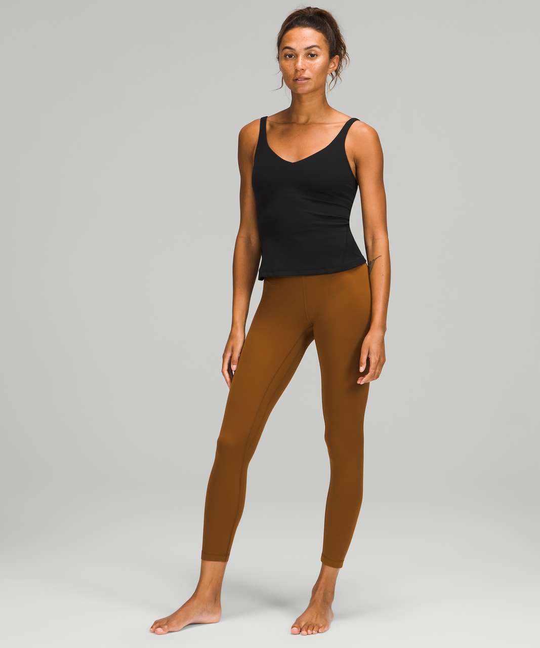 Lululemon Align Waist-Length Tank Top *Light Support, A/B Cups - Copper  Brown - lulu fanatics