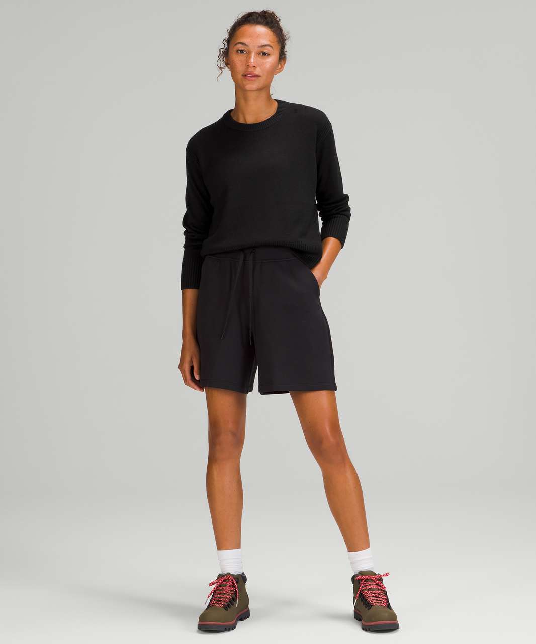 Lululemon Cashlu Boxy Crewneck Sweater - Black