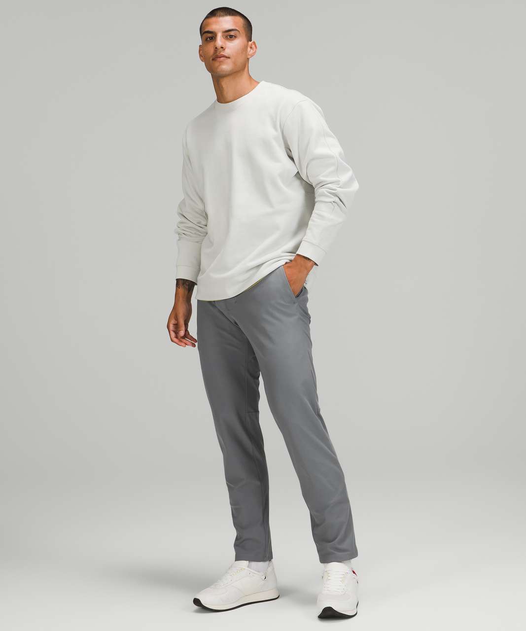 Classic gray Silbon sports pants