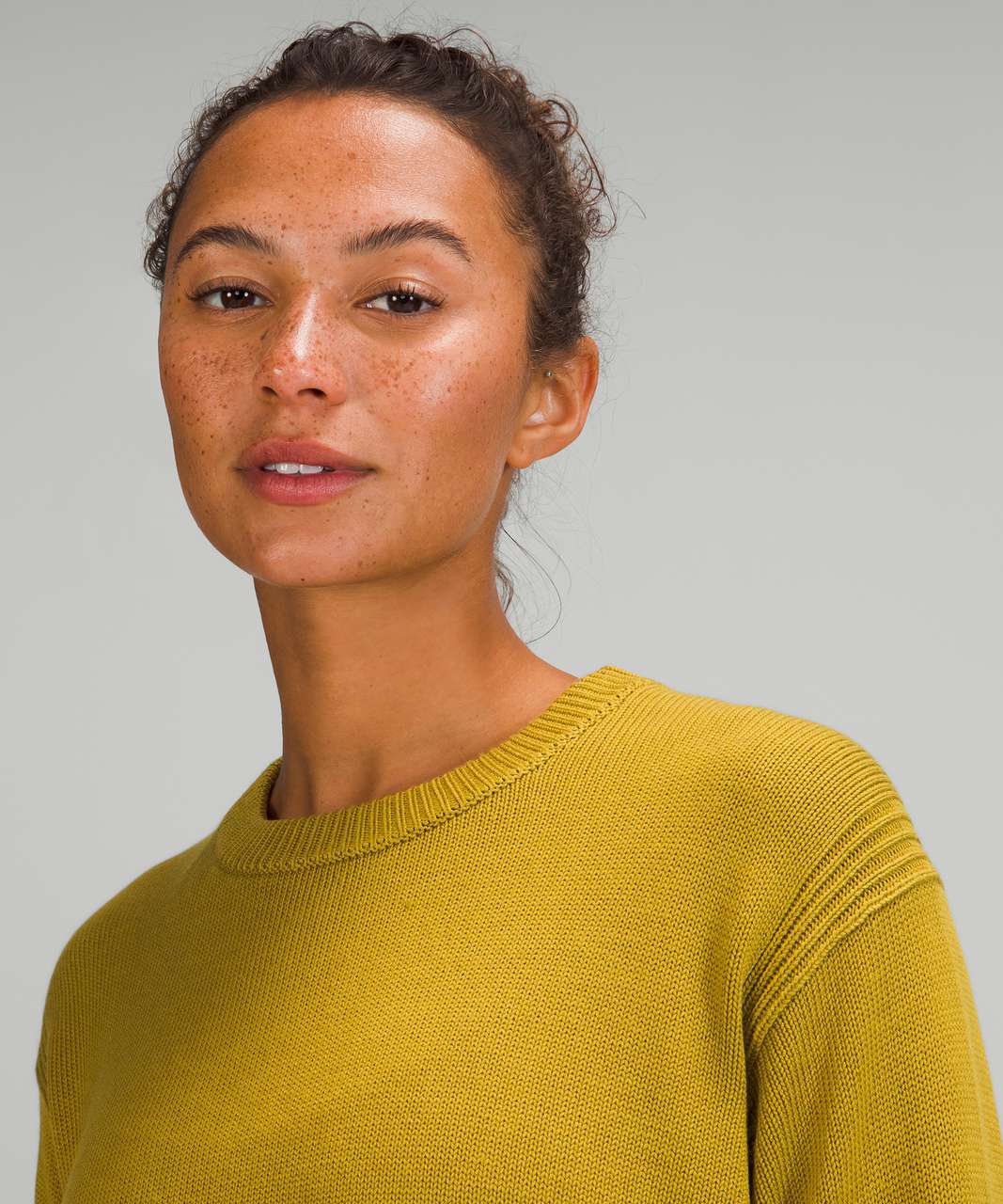 Lululemon Cashlu Boxy Crewneck Sweater - Auric Gold