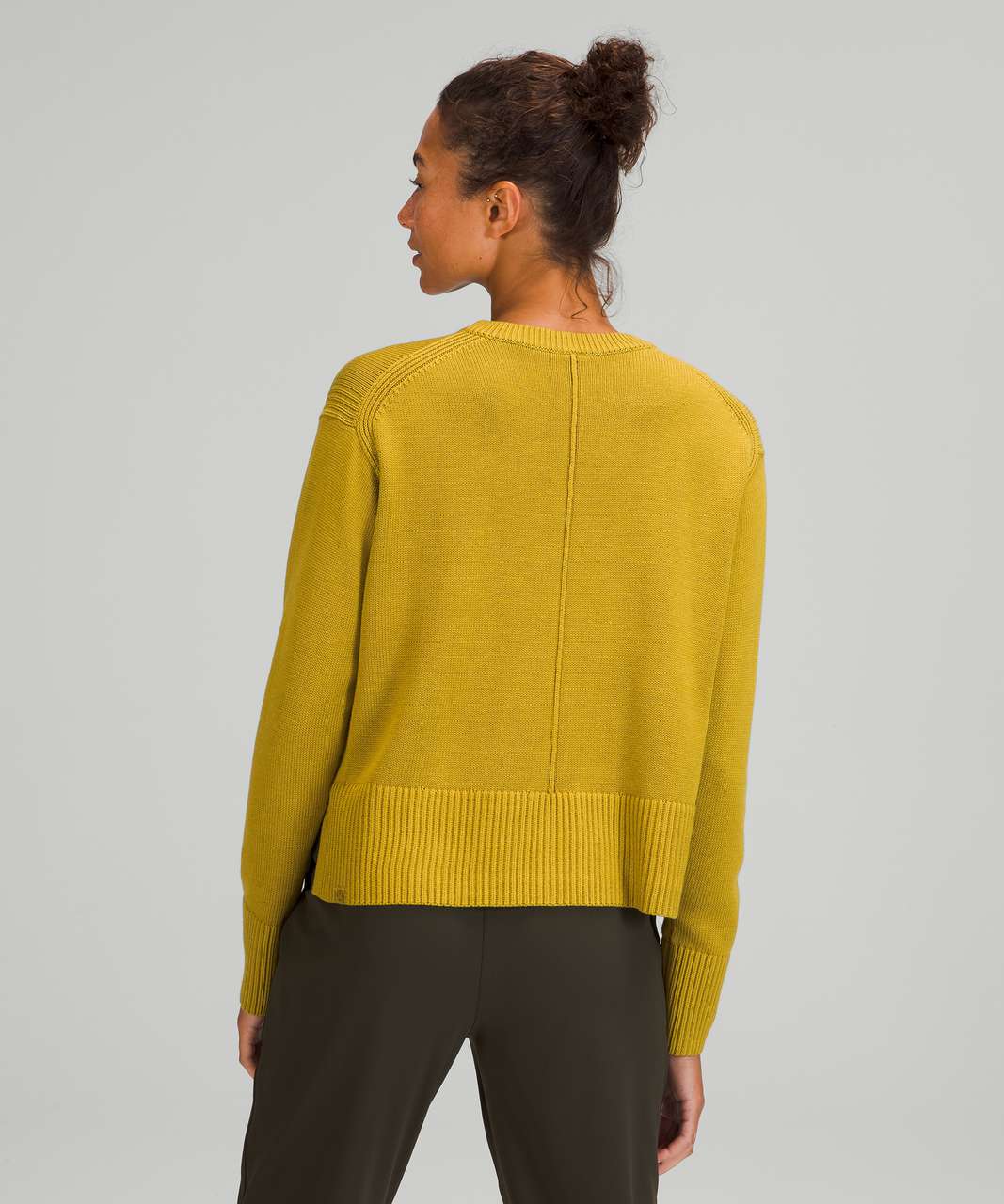 Lululemon Cashlu Boxy Crewneck Sweater - Auric Gold