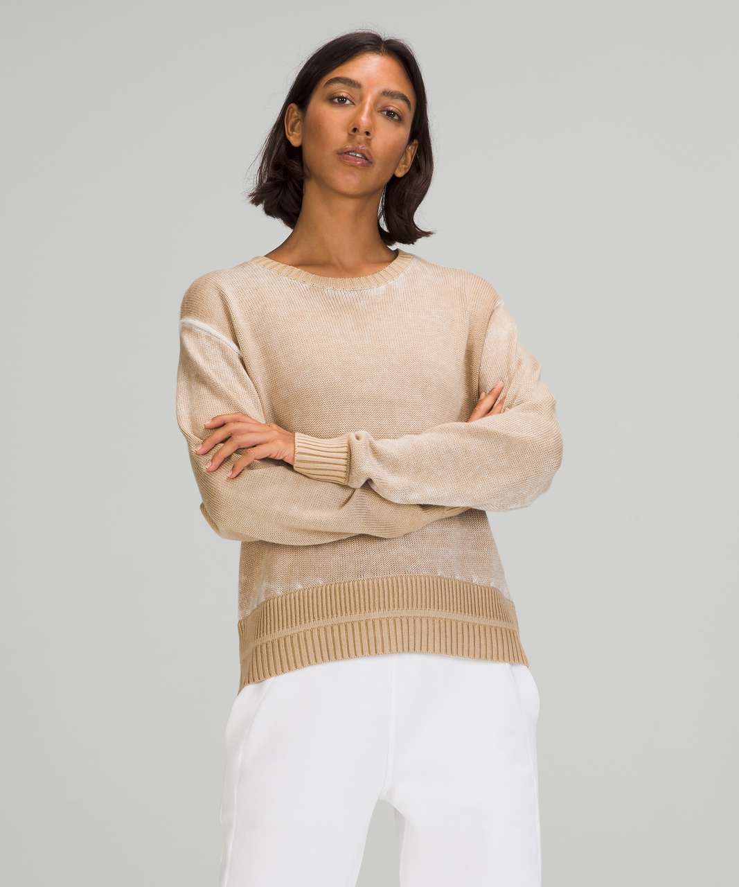 Lululemon Hazy Day Sweater - White Opal / Trench