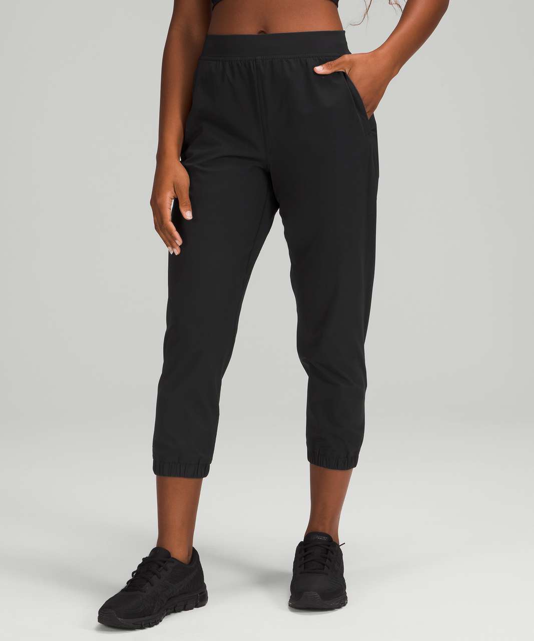 lululemon athletica, Pants & Jumpsuits, Lululemon Rebel Runner High Rise  Crop Reflective Zip Leggings In Black