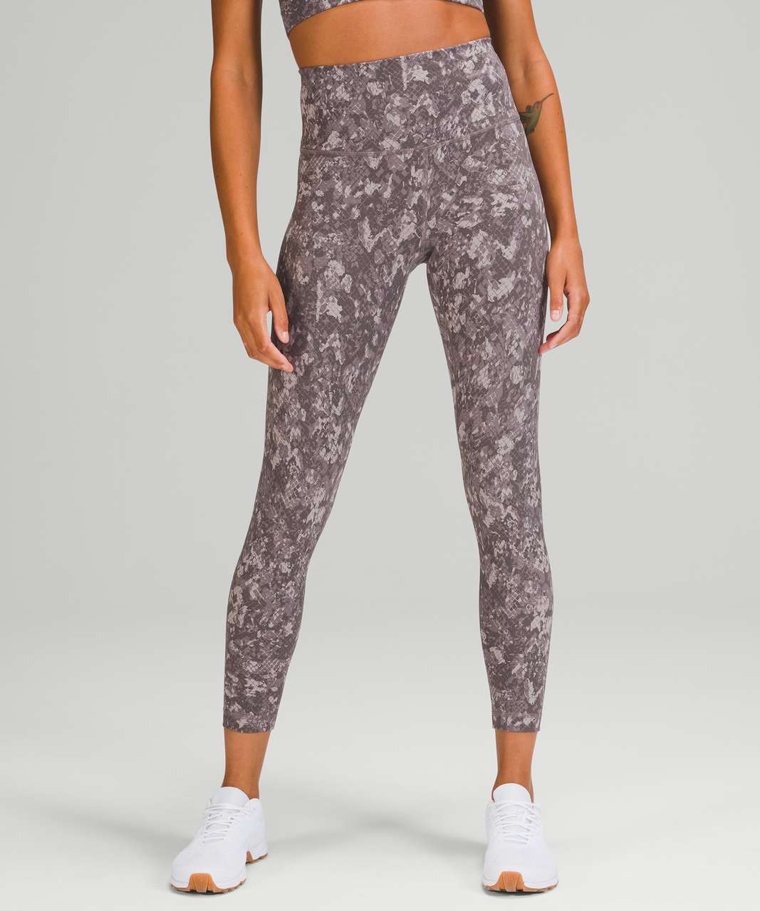 Lululemon Wunder Train High-Rise Tight 25" - Hideaway Camo Lunar Rock Multi