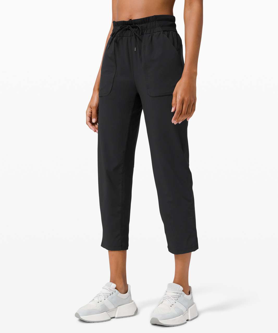 Lululemon Beyond the Studio Crop - Black - lulu fanatics