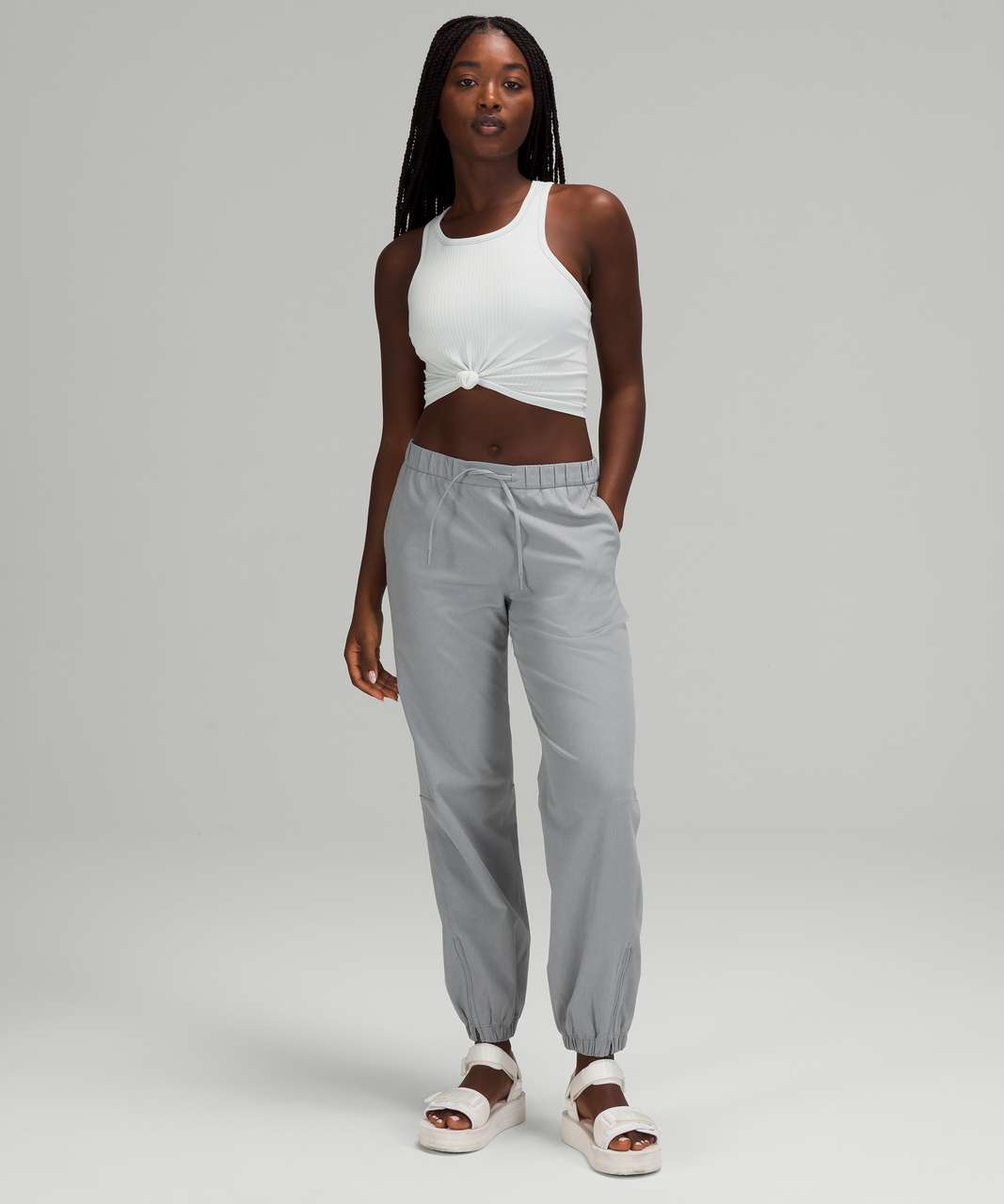 Lululemon Adapted State High-Rise Jogger Crop - Rhino Grey - lulu fanatics