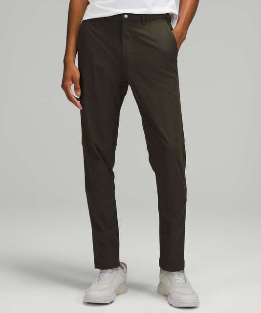 Lululemon Commission Pants Mens 28x29 Black Slim Fit Warpstreme Chino Taper