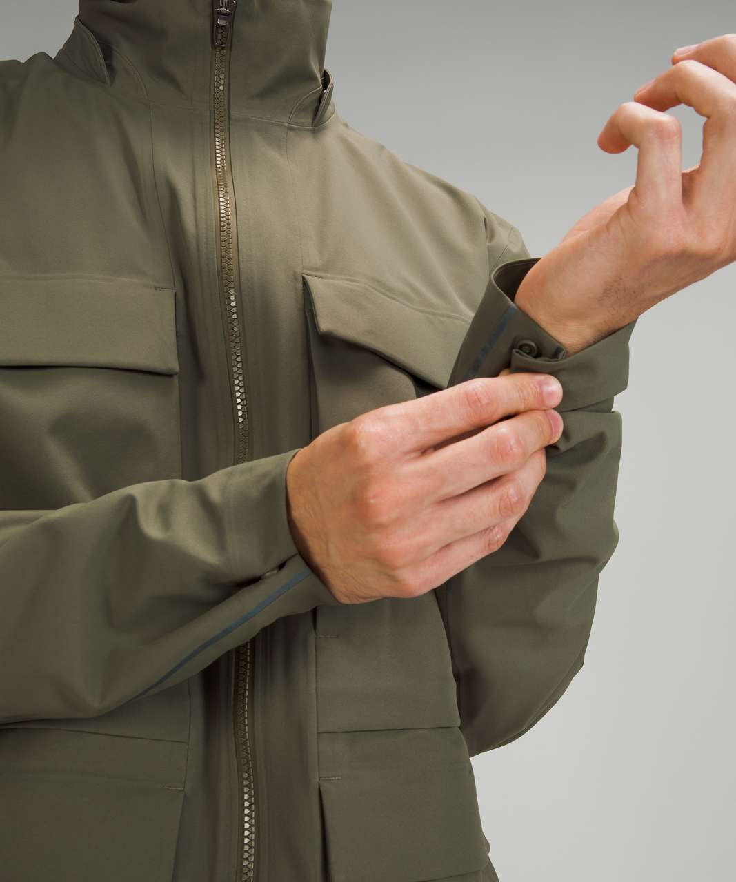 Lululemon Outpour StretchSeal Field Jacket - Medium Olive (First ...