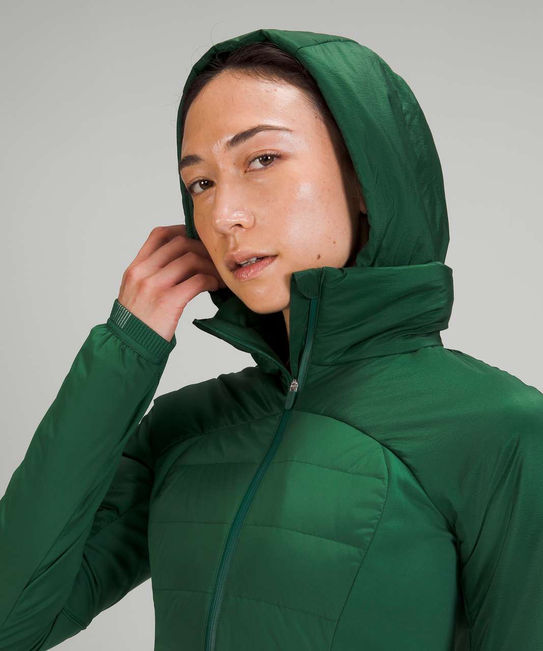 Lululemon Down for It All Jacket - Everglade Green (First Release) - lulu  fanatics