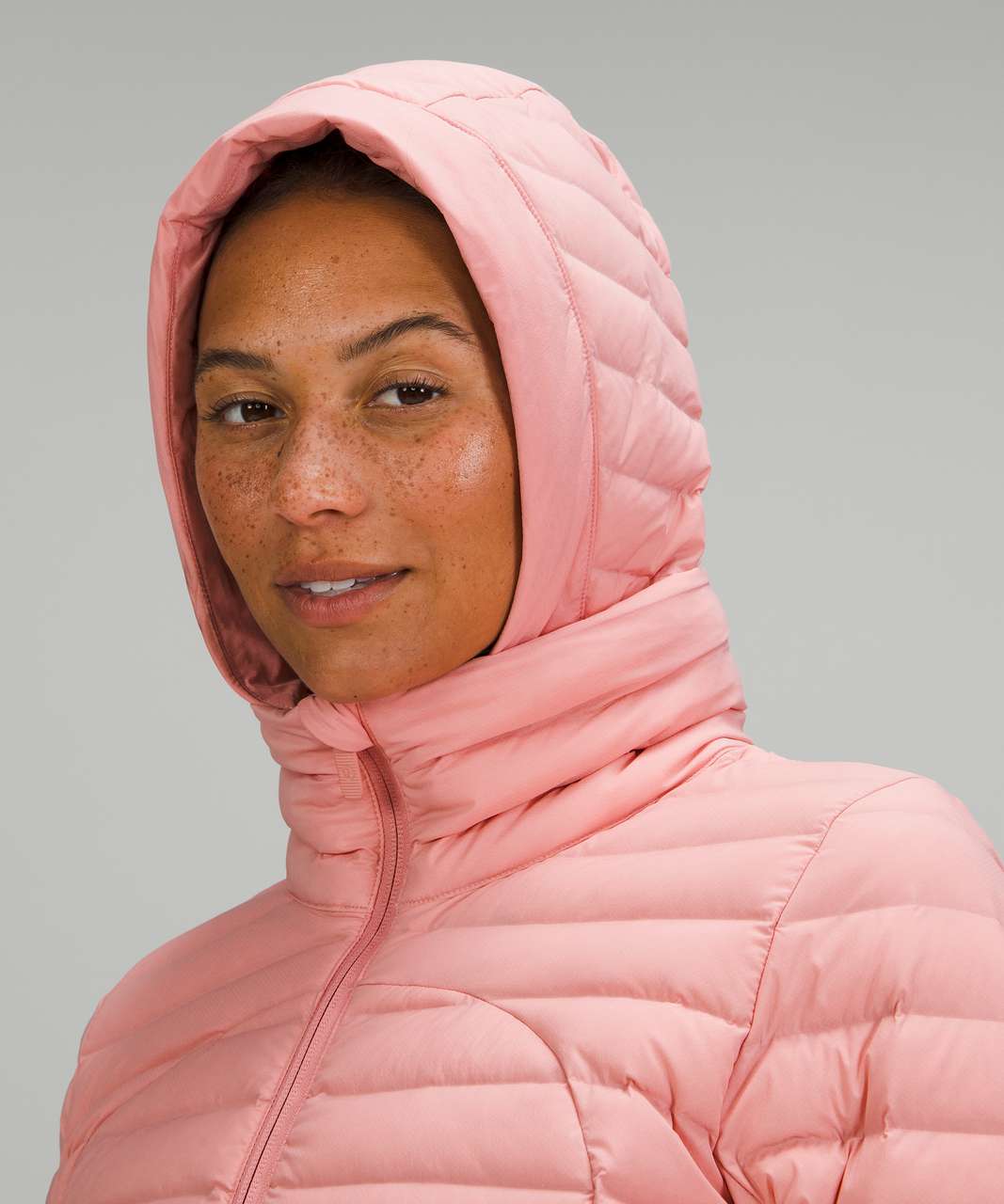 Lululemon Pack It Down Long Jacket - Pink Taupe - lulu fanatics