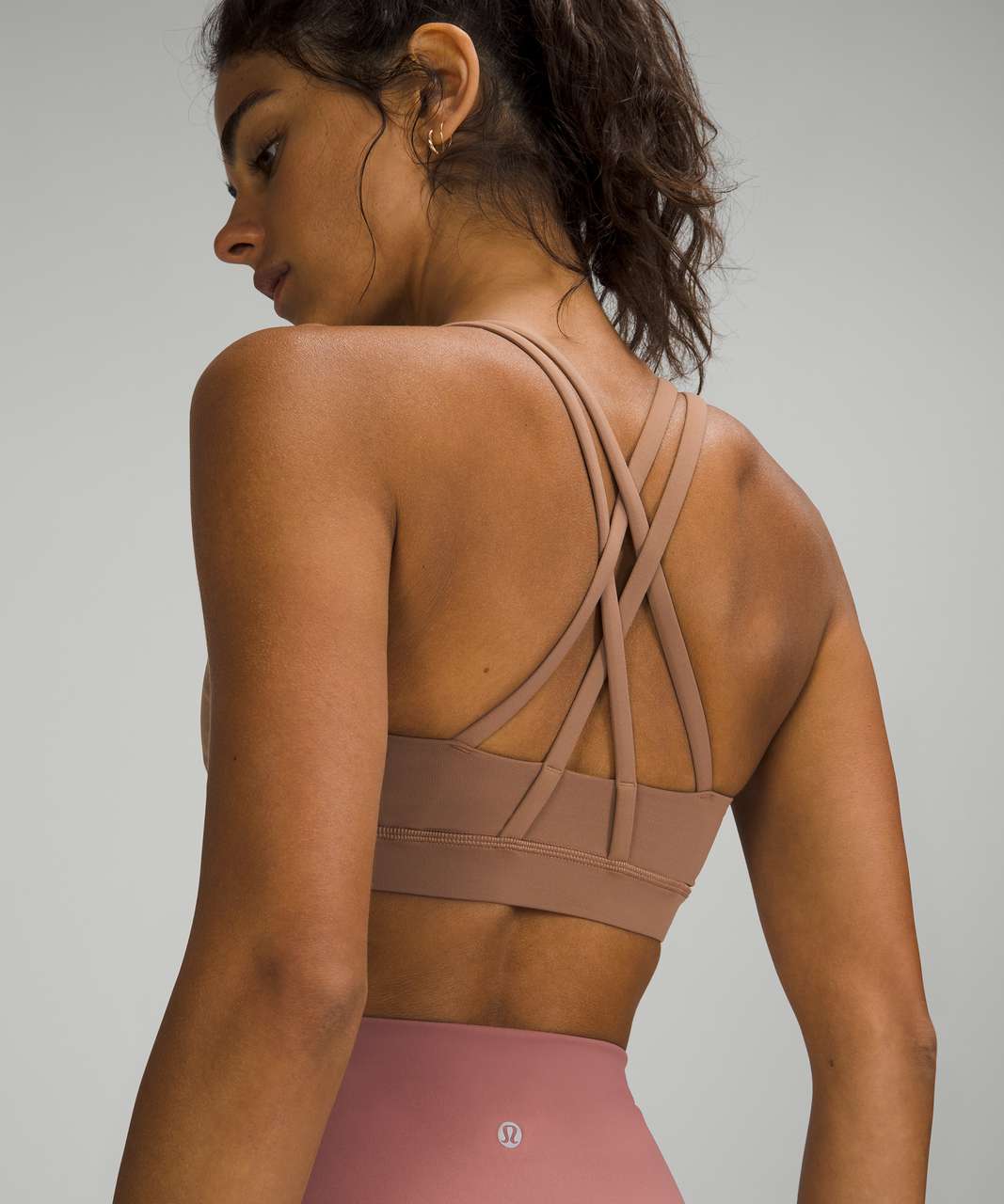 Lululemon Energy Bra *Medium Support, B–D Cups - Cacao (First Release) - lulu  fanatics