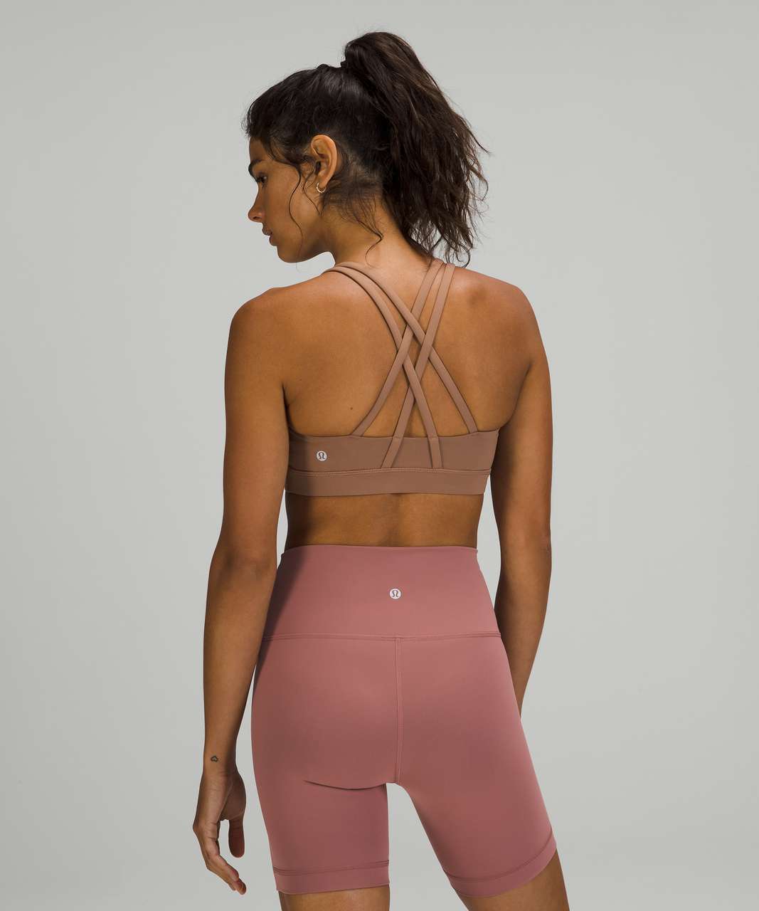 Lululemon Energy Bra *Medium Support, B–D Cups - Cacao (First Release)