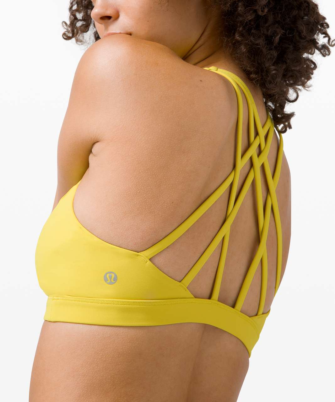 Lululemon Free to Be Serene Bra *Light Support, C/D Cup - Yellow Serpentine