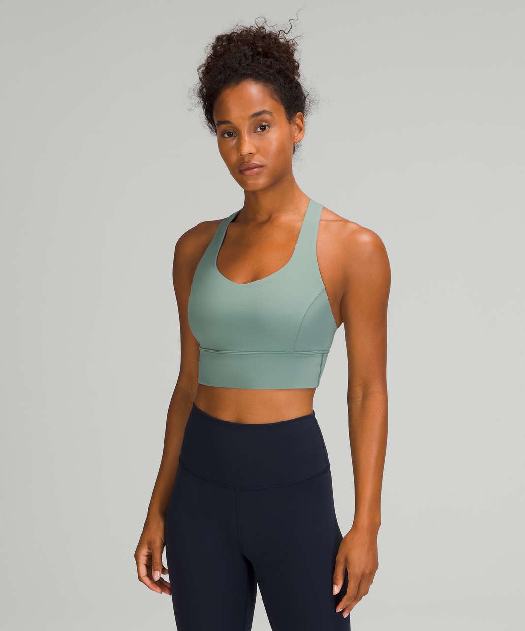 Lululemon Ribbed Nulu High-Neck Yoga Bra - Faint Lavender - lulu