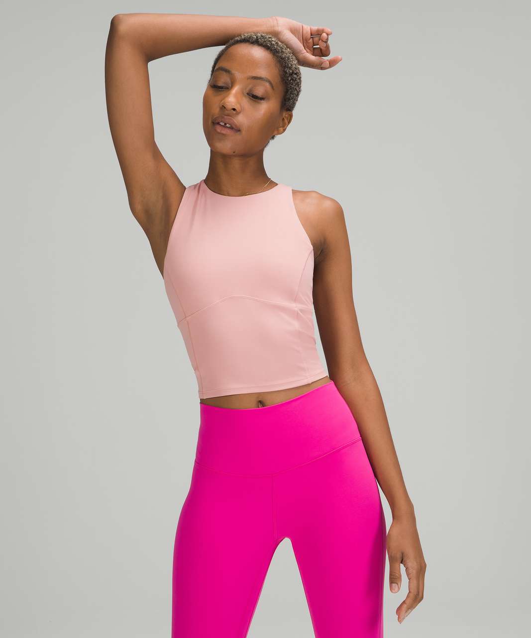 Lululemon Key to Balance Tank Top - Pink Puff - lulu fanatics