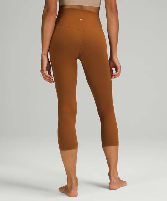 NWT Lululemon Align High Rise Crop 21 Spiced Chai Size 14 16