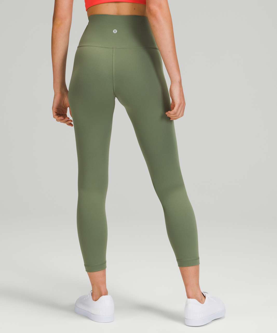 Lululemon Wunder Train Leggings Womens High Rise Tight 25 Green