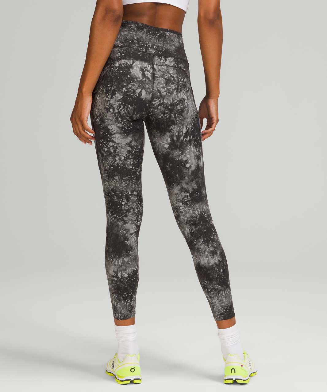 Lululemon Fast and Free High-Rise Tight 25" *Nulux - Ink Vapor Ice Grey Multi