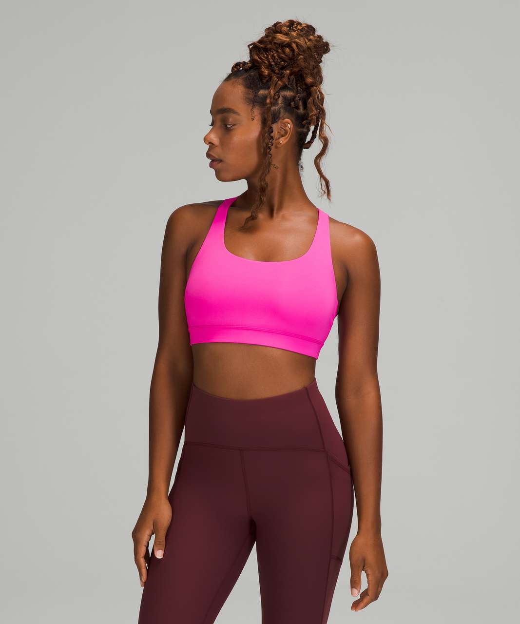 My Superficial Endeavors: Lululemon Free To Be Bra - Pow Pink