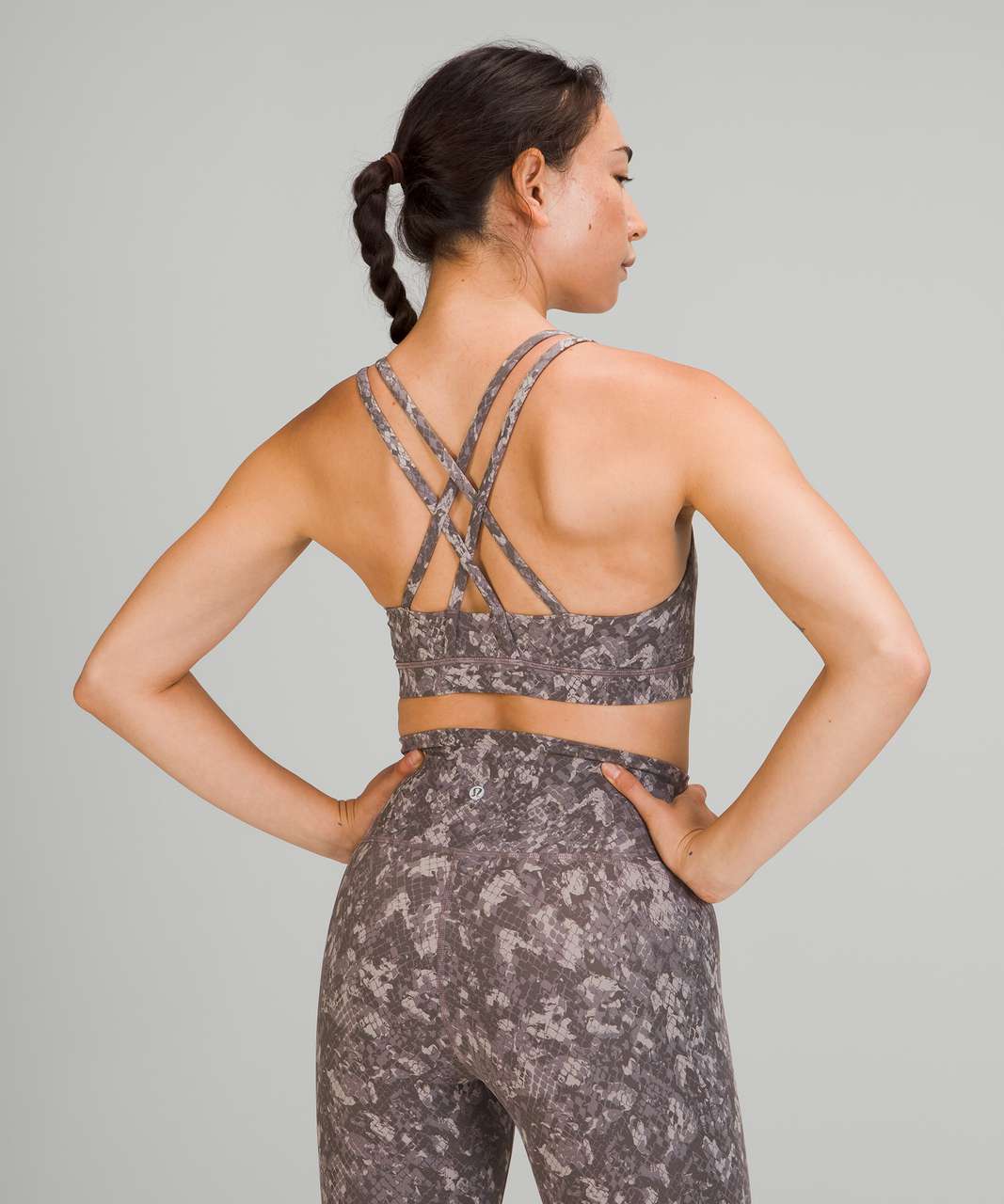 Lululemon Energy Bra *Medium Support, B–D Cups - Hideaway Camo Lunar Rock  Multi - lulu fanatics