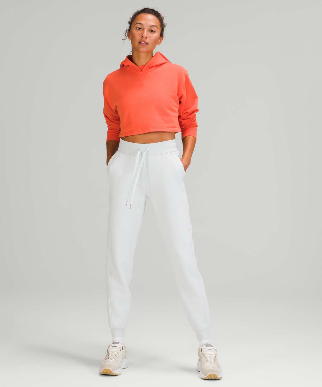 Lululemon Scuba High-Rise Jogger *Fleece 28 - White Opal - lulu fanatics