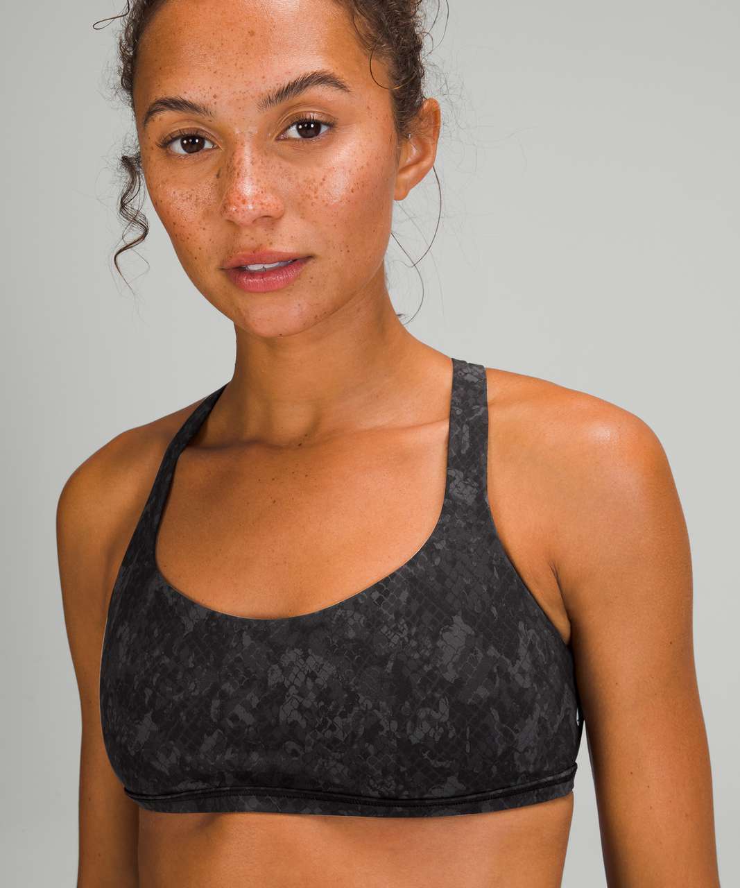 Lululemon Free to Be Bra - Wild *Light Support, A/B Cup - Hideaway Camo  Deep Coal Multi - lulu fanatics