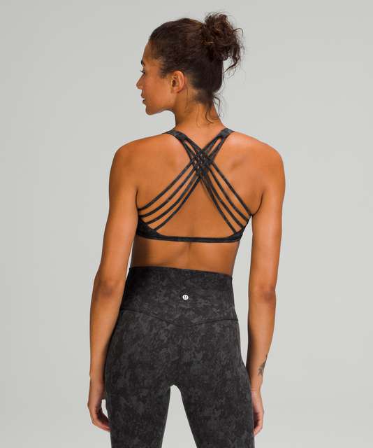 Lululemon Free To Be Wild Leopard Sports Bra Strappy Scoop Tank