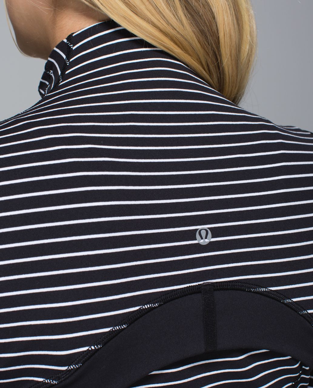 Lululemon Define Jacket - Parallel Stripe Black White / Black - lulu  fanatics