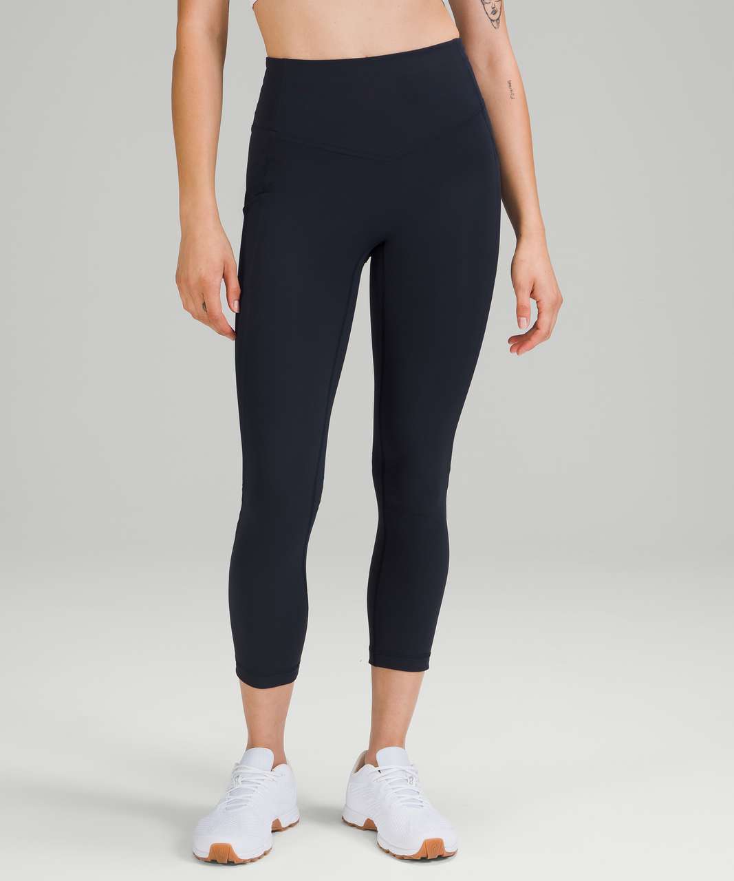 Lululemon All the Right Places High-Rise Crop 23 - True Navy - lulu  fanatics