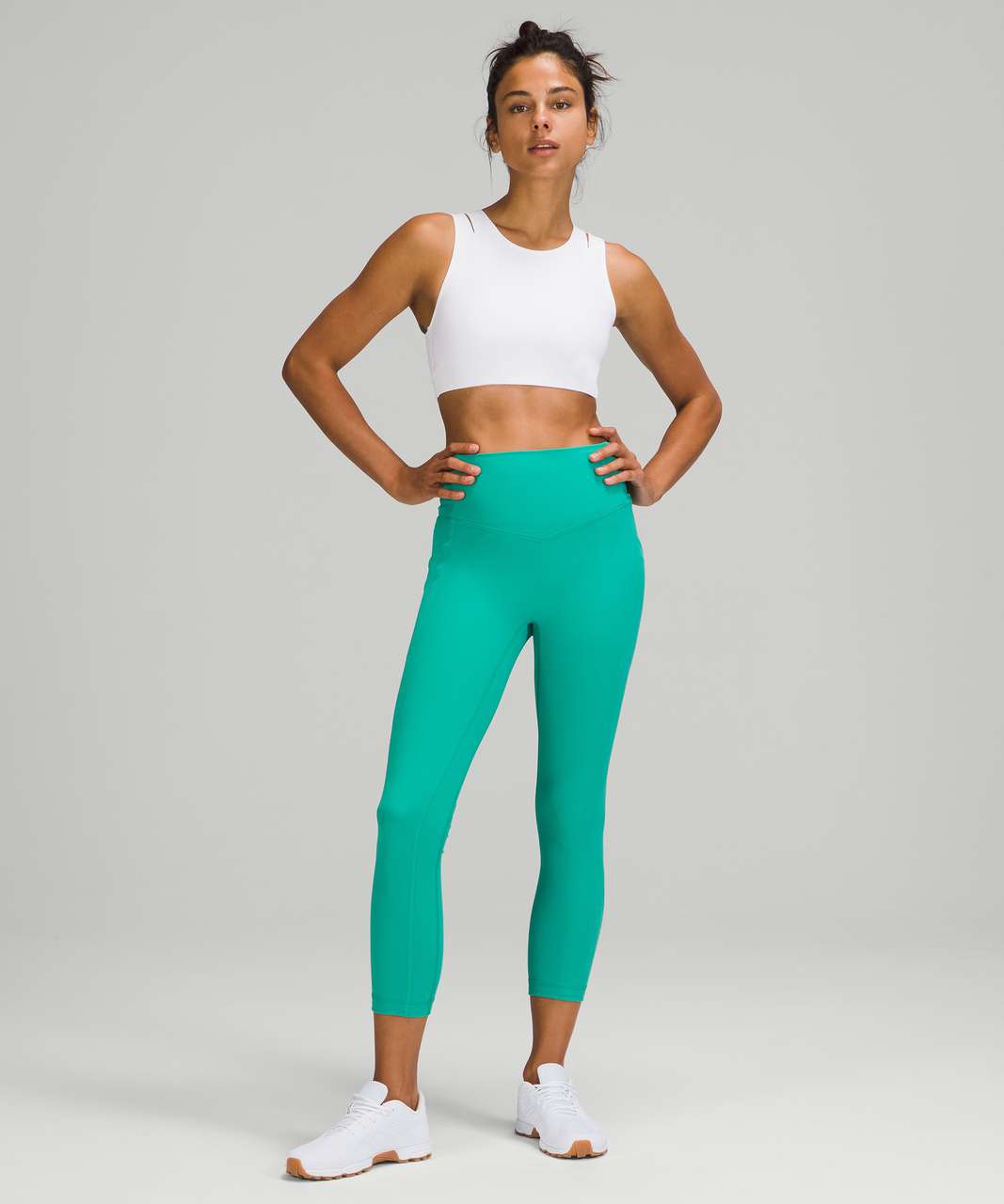 Lululemon All the Right Places High-Rise Crop 23" - Maldives Green