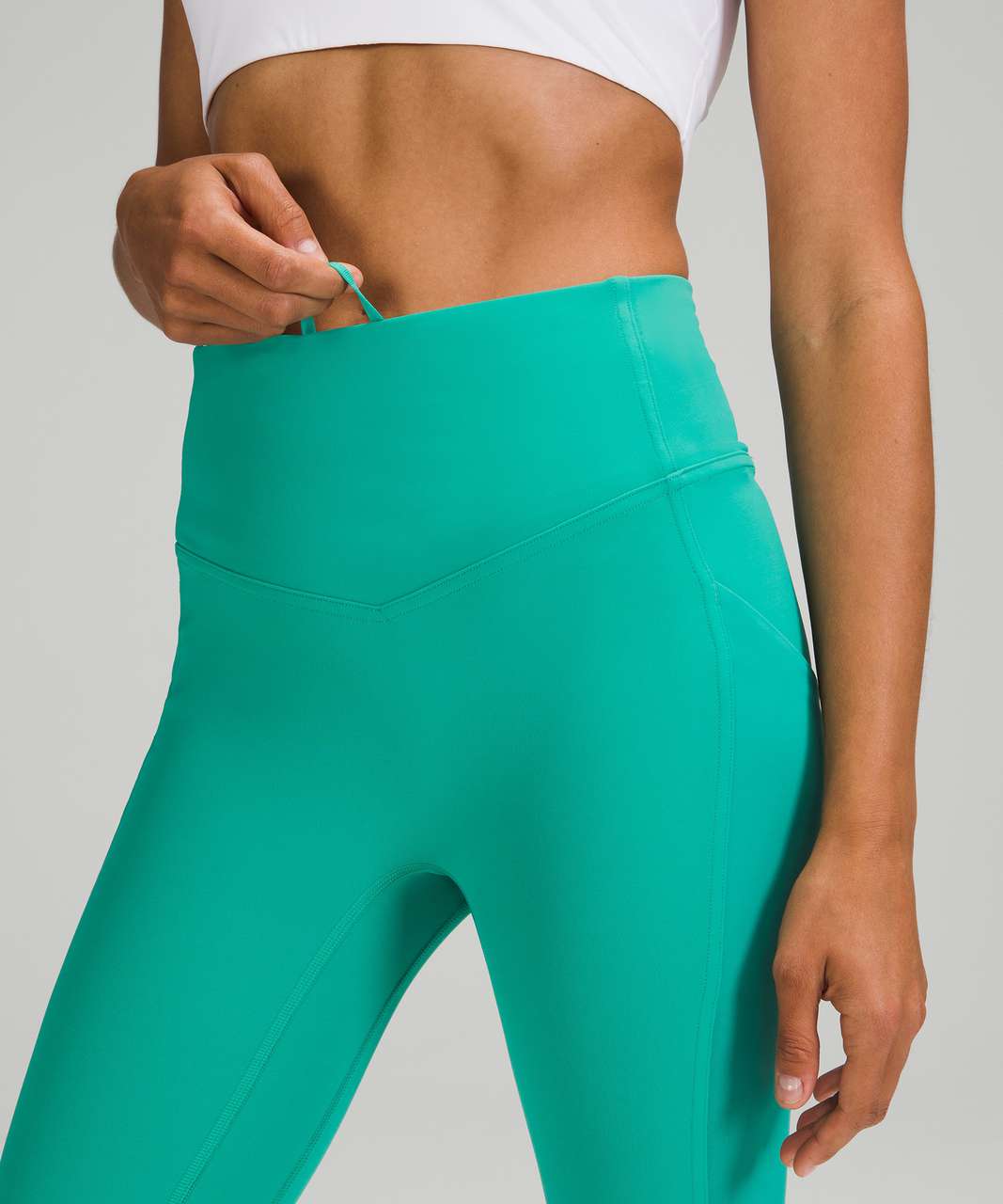 Lululemon All the Right Places High-Rise Crop 23" - Maldives Green