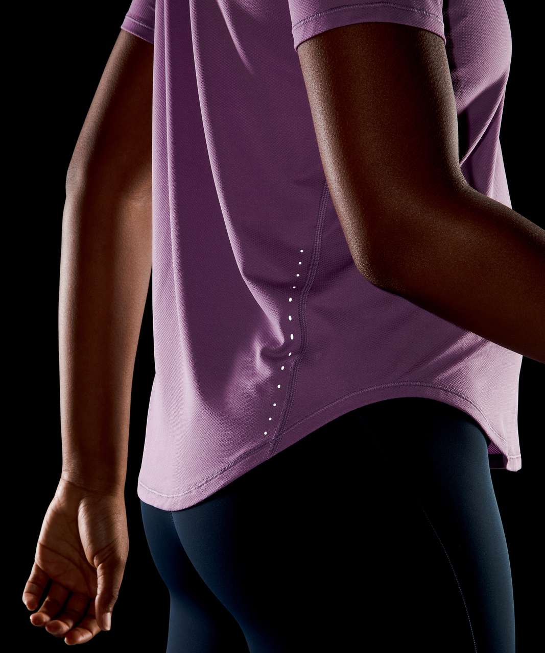 lululemon athletica, Tops, Lululemon High Neck Running And Training T  Shirt Wisteria Purple