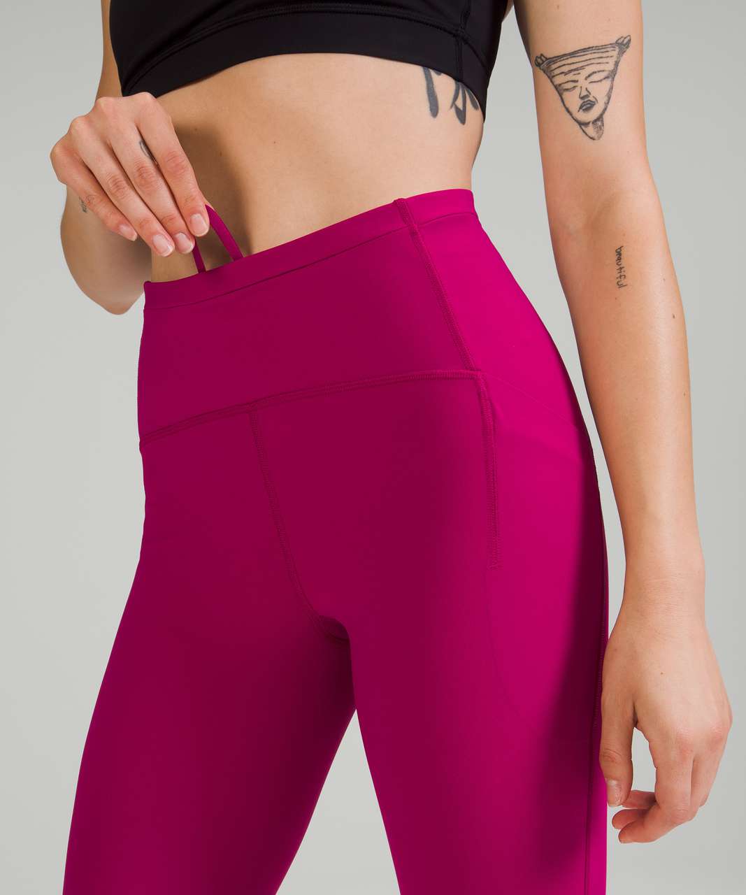 Lululemon Swift Speed High-Rise Crop 21 - Wild Berry - lulu fanatics