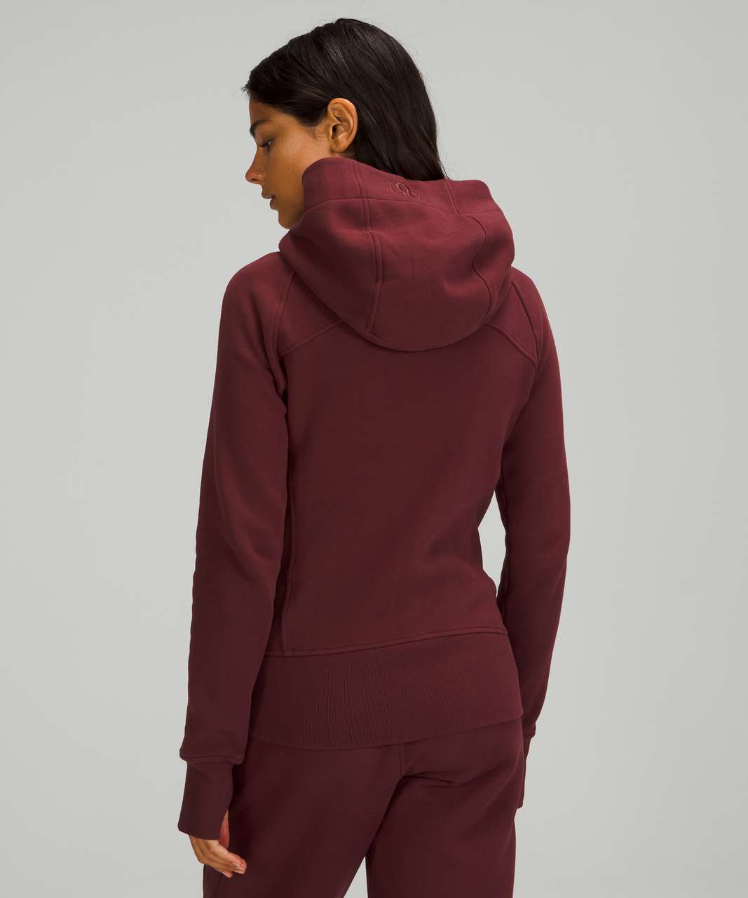 Lululemon BNWT Scuba Oversized Half 1/2 Zip - Red Merlot size XS/S