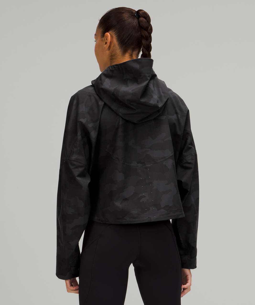 Lululemon Rain Chaser Jacket - Heritage 365 Camo Deep Coal Multi