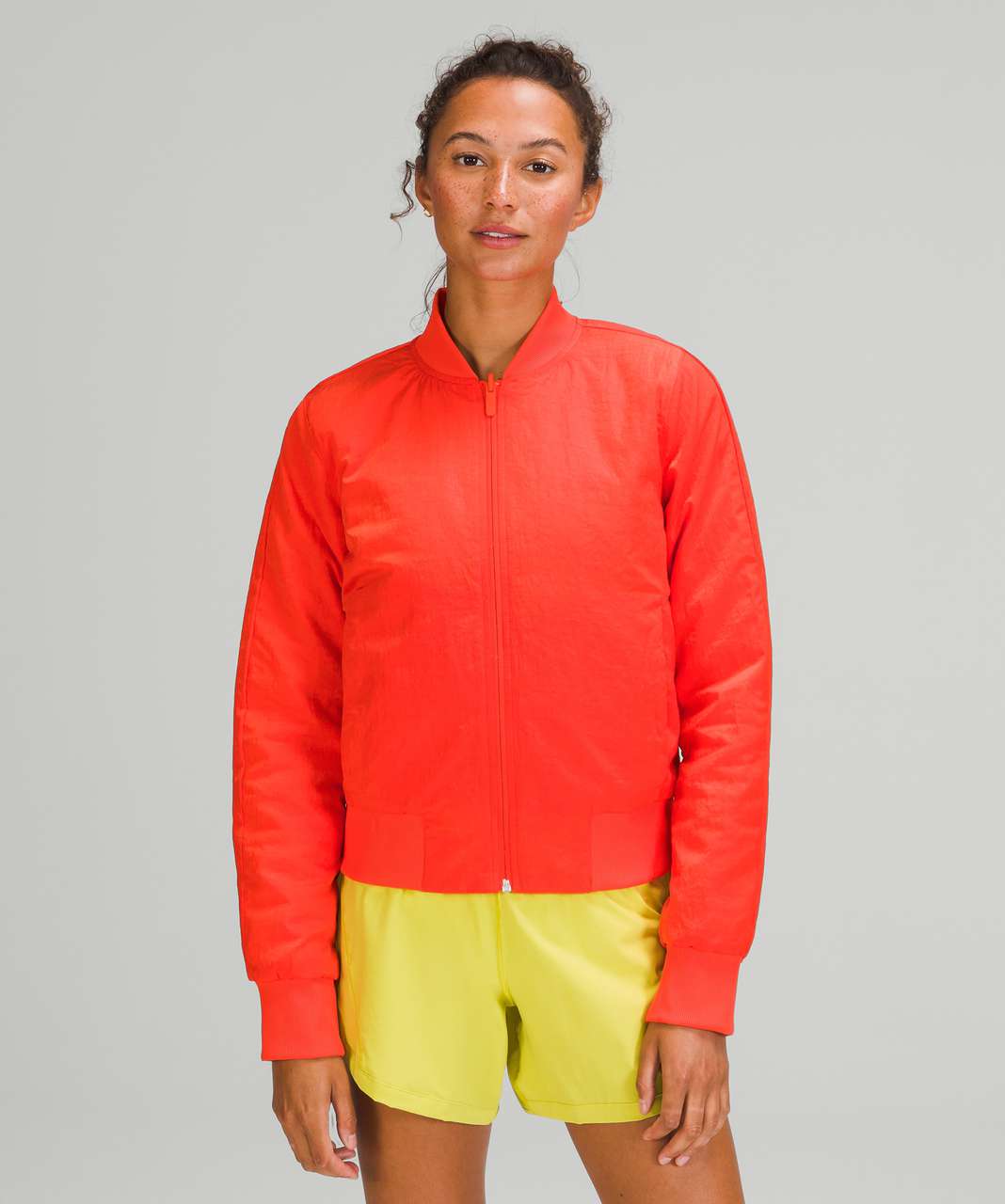 Lululemon Non-Stop Bomber *Reversible - Autumn Red - lulu fanatics