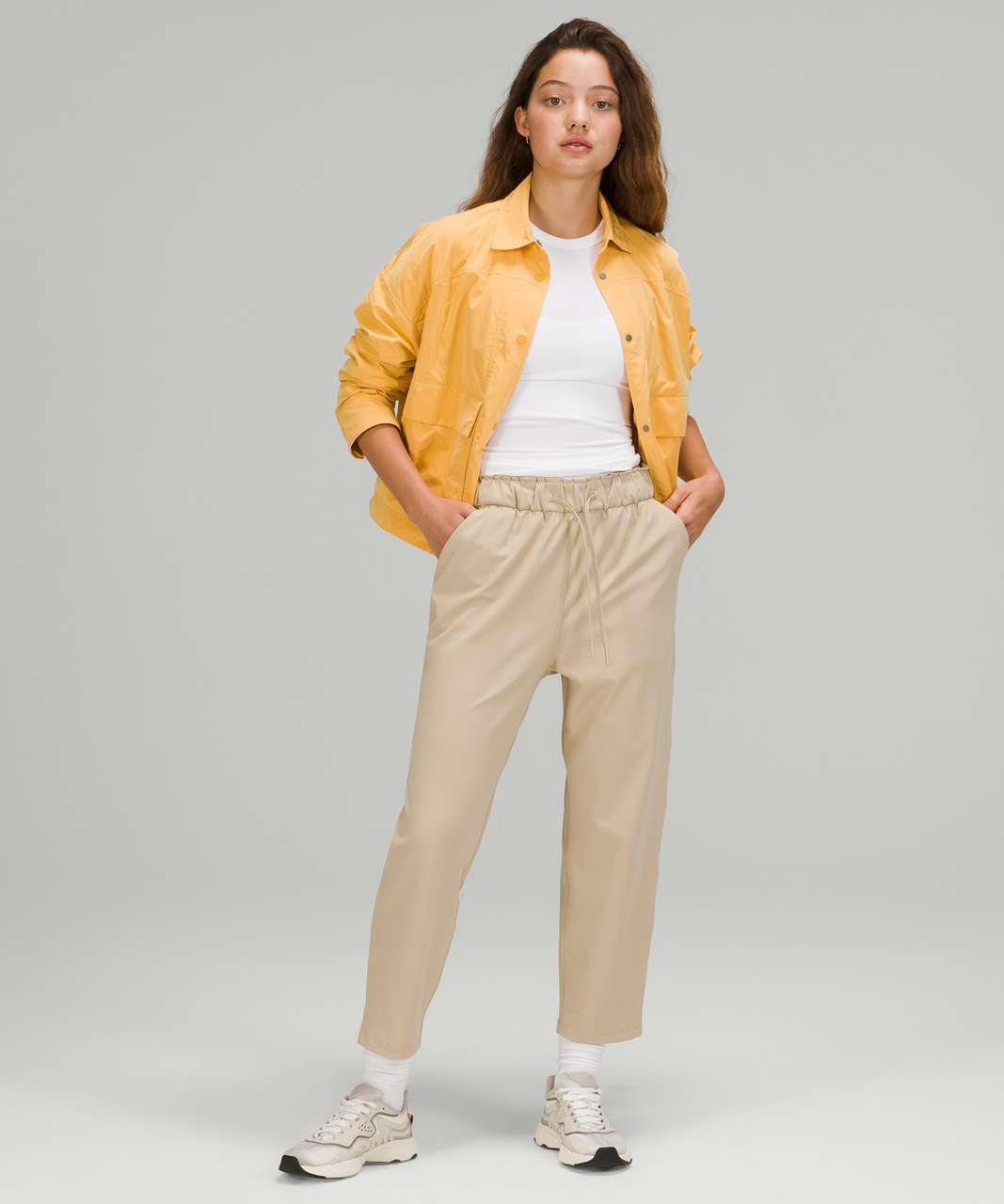 Lululemon Stretch High Rise Crop 23 - Trench - lulu fanatics