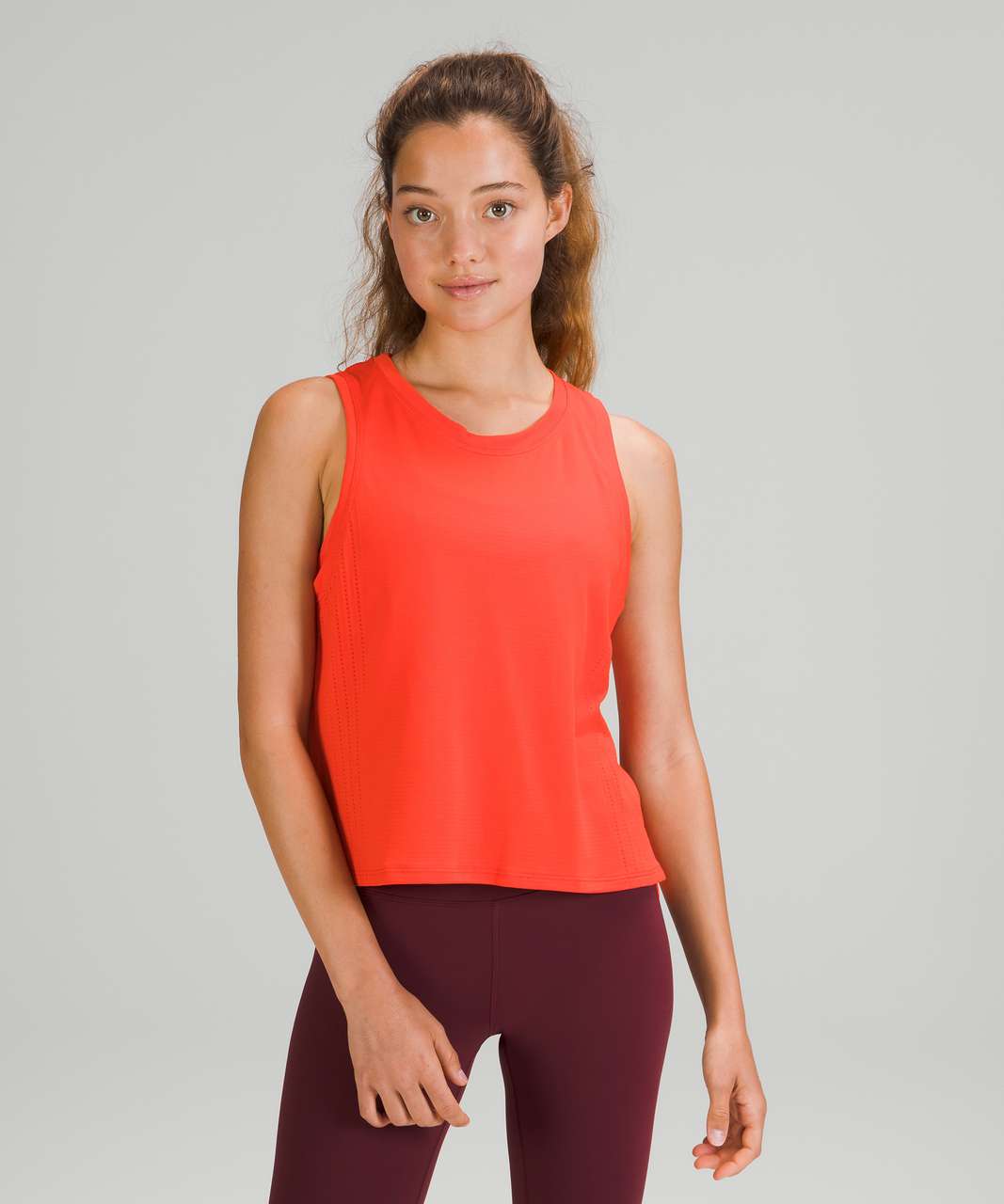 Lululemon Train to Be Tank Top - Autumn Red / Autumn Red