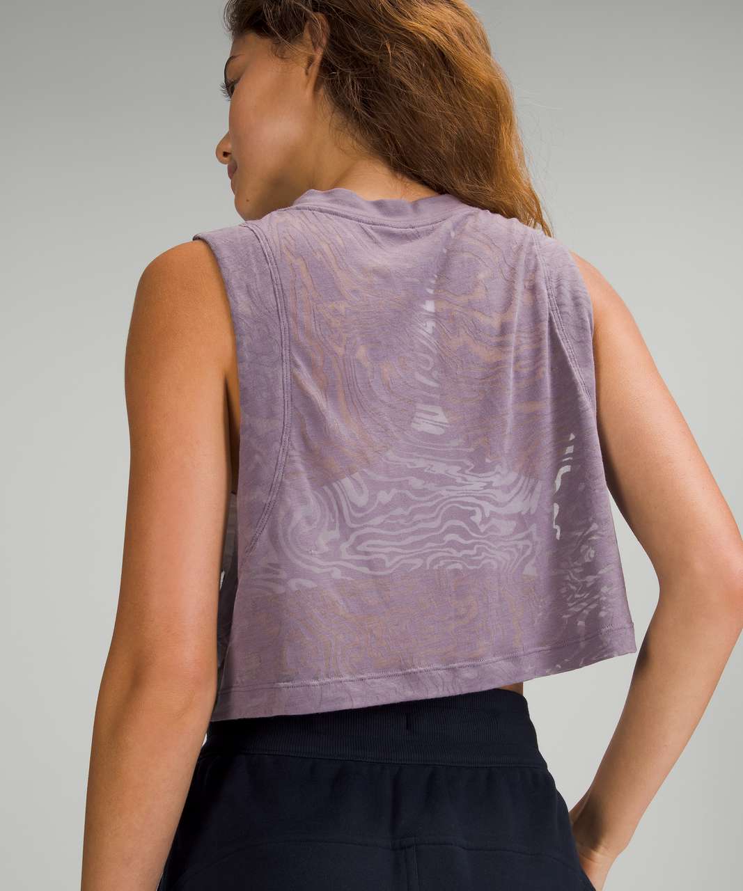 Lululemon All Yours Crop Tank Top *Veil - Dusky Lavender