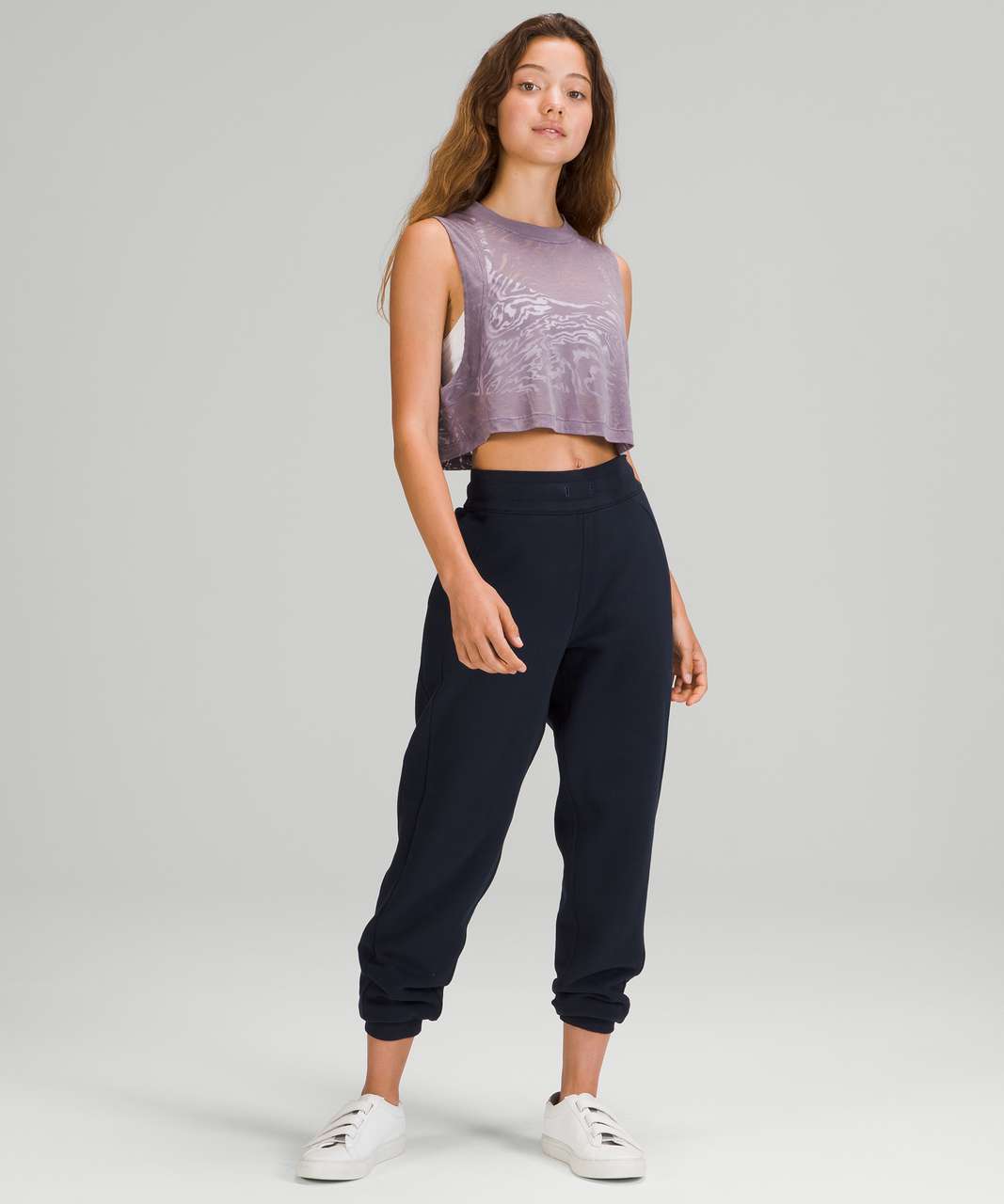 Lululemon All Yours Crop Tank Top *Veil - Dusky Lavender