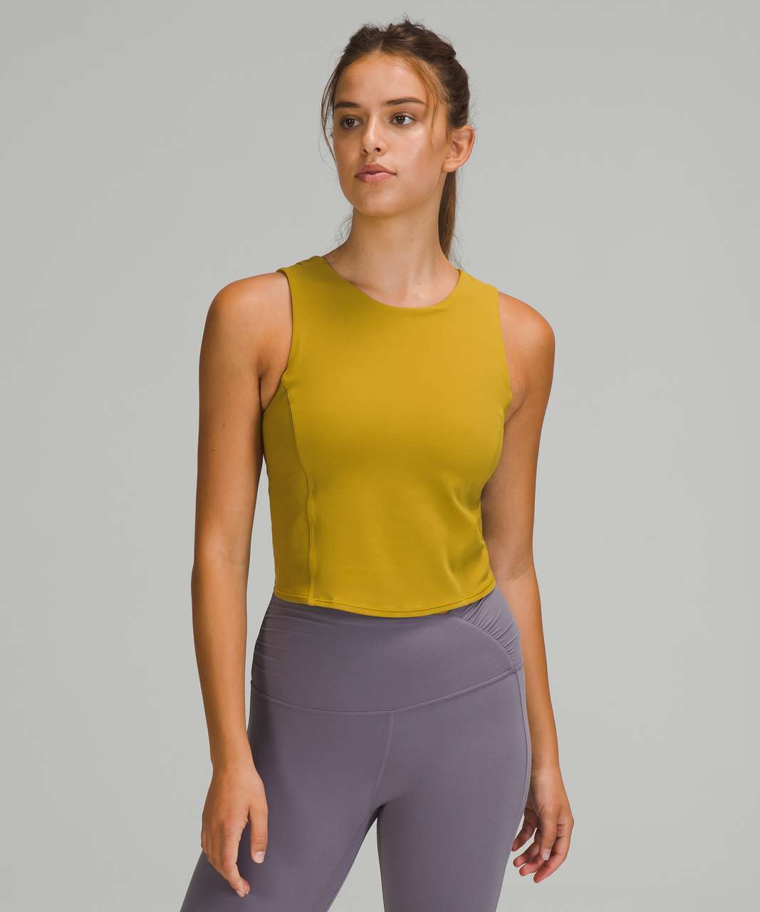 Lululemon Align Tank Nulu Size 8 A/B cup Auric Gold AGLD 51380