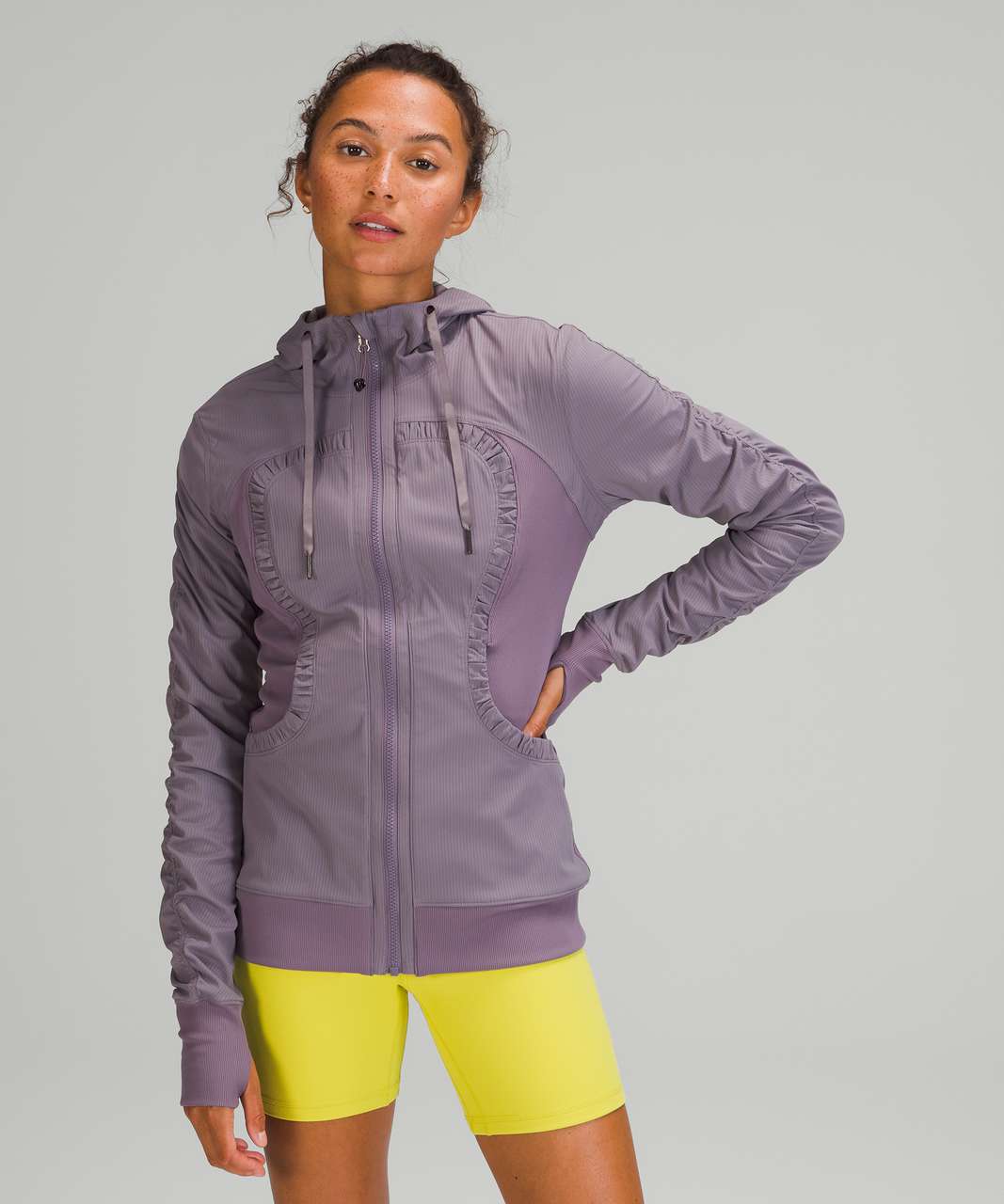 Lululemon Dance Studio Jacket - Dusky Lavender / Heathered Dusky Lavender