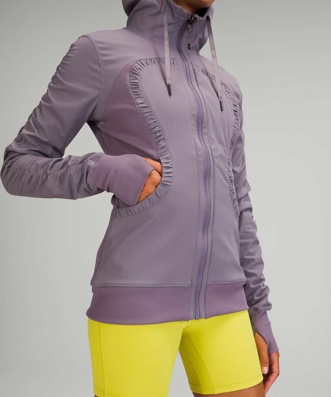 Lululemon Dance Studio Jacket - Dusky Lavender / Heathered Dusky Lavender